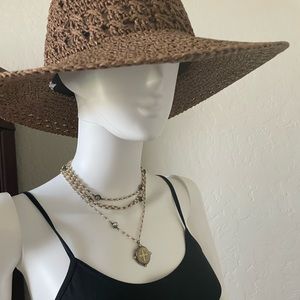 VSA- San Benito Pearl Cream Medallion necklace from Virgins, Saints & Angels